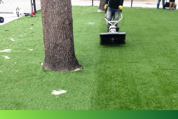 grass cleaning